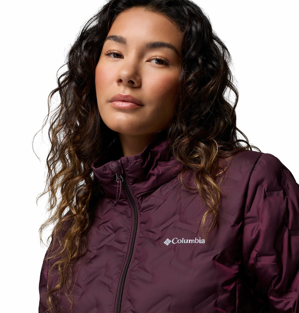 Columbia Women Red Omni-Heat Reflective Delta Ridge II Down Jacket