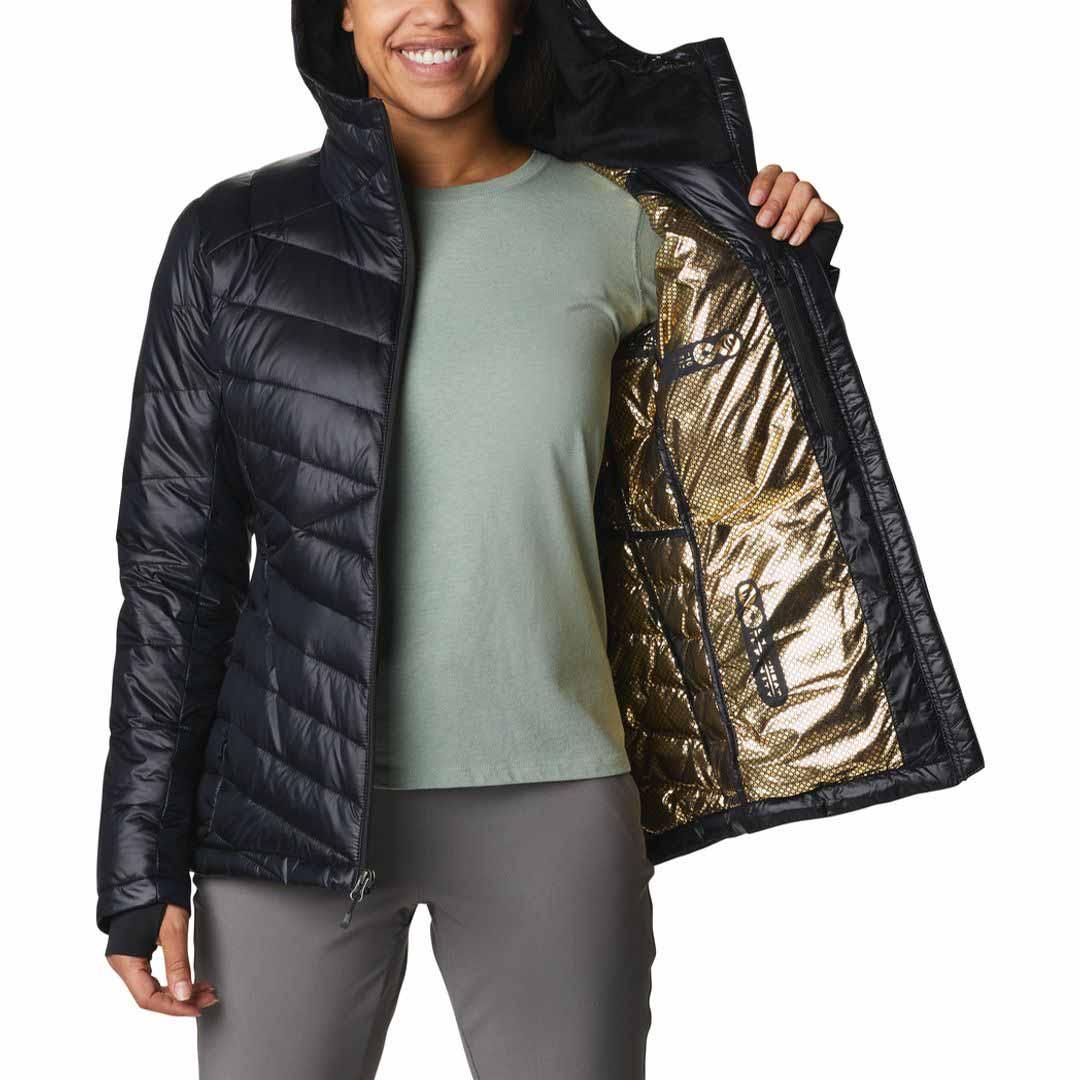 Columbia Women Black Joy Peak Hooded Jacket