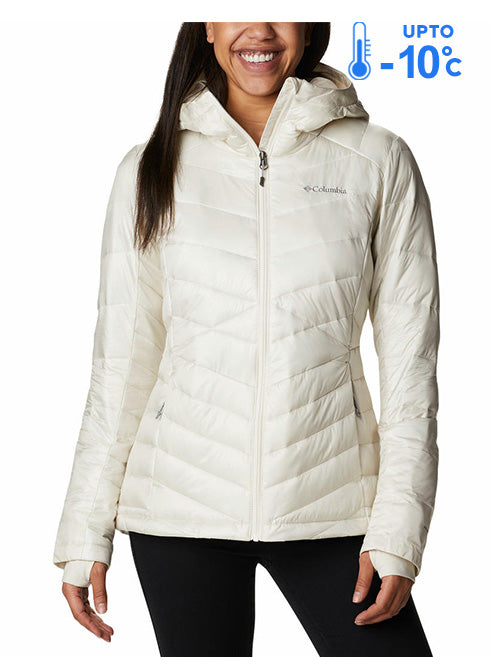 Columbia Women White Joy Peak Hooded Jacket