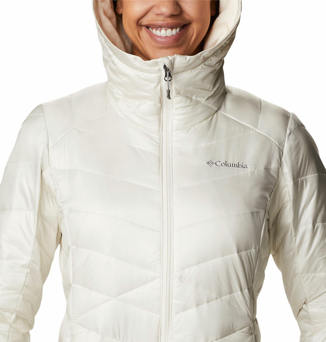 Columbia Women White Joy Peak Hooded Jacket