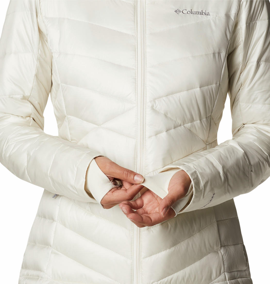 Columbia Women White Joy Peak Hooded Jacket