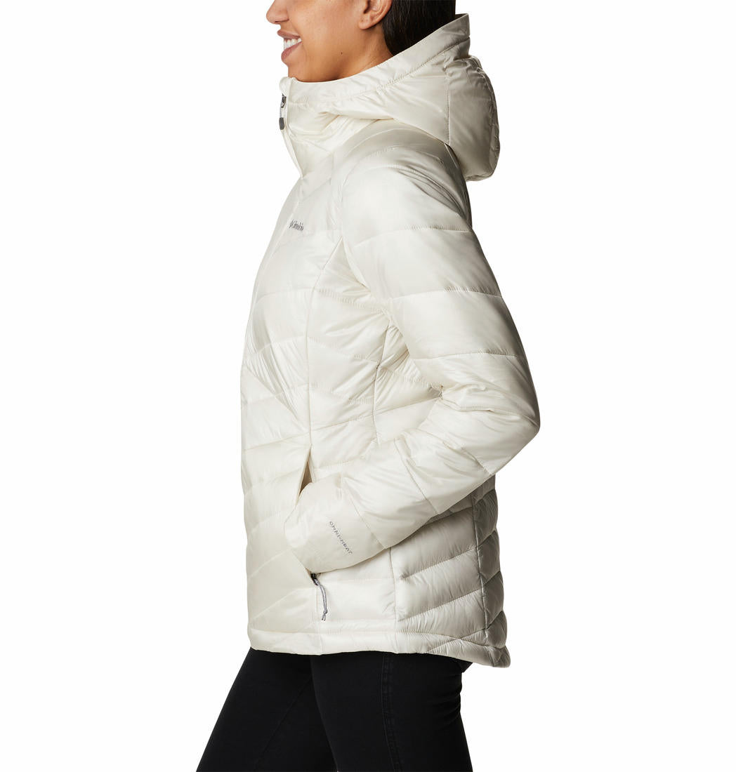 Columbia Women White Joy Peak Hooded Jacket