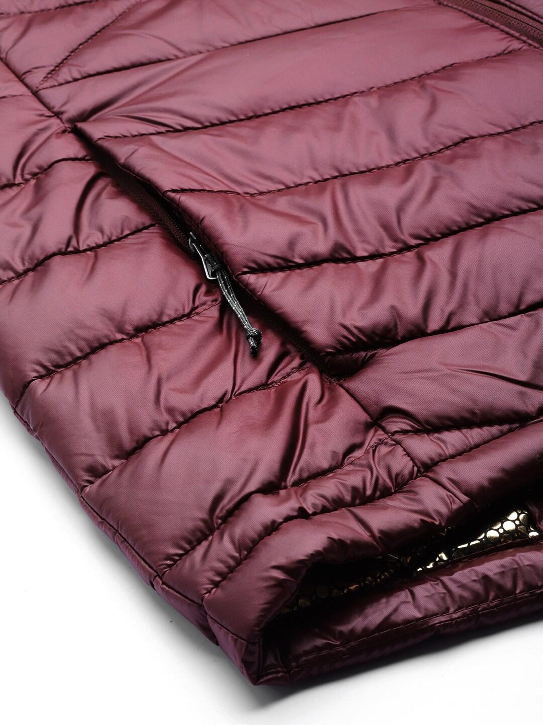 Columbia Women Maroon Joy Peak Hooded Jacket