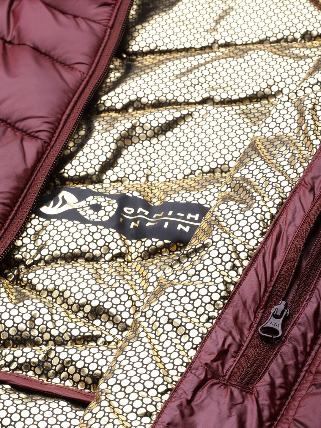 Columbia Women Maroon Joy Peak Hooded Jacket