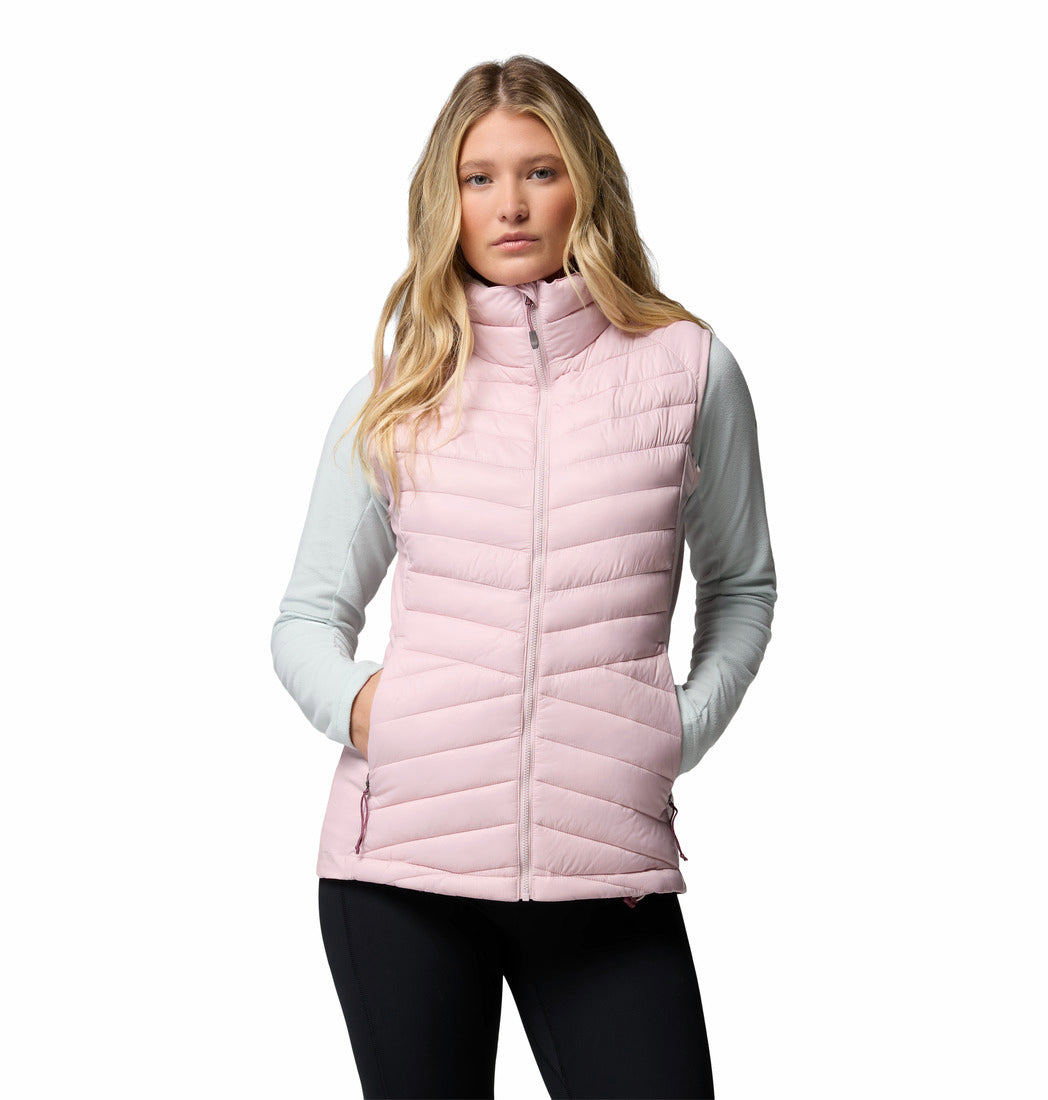 Columbia Women Pink Omni-Shield Powder Pass III Hybrid Vest