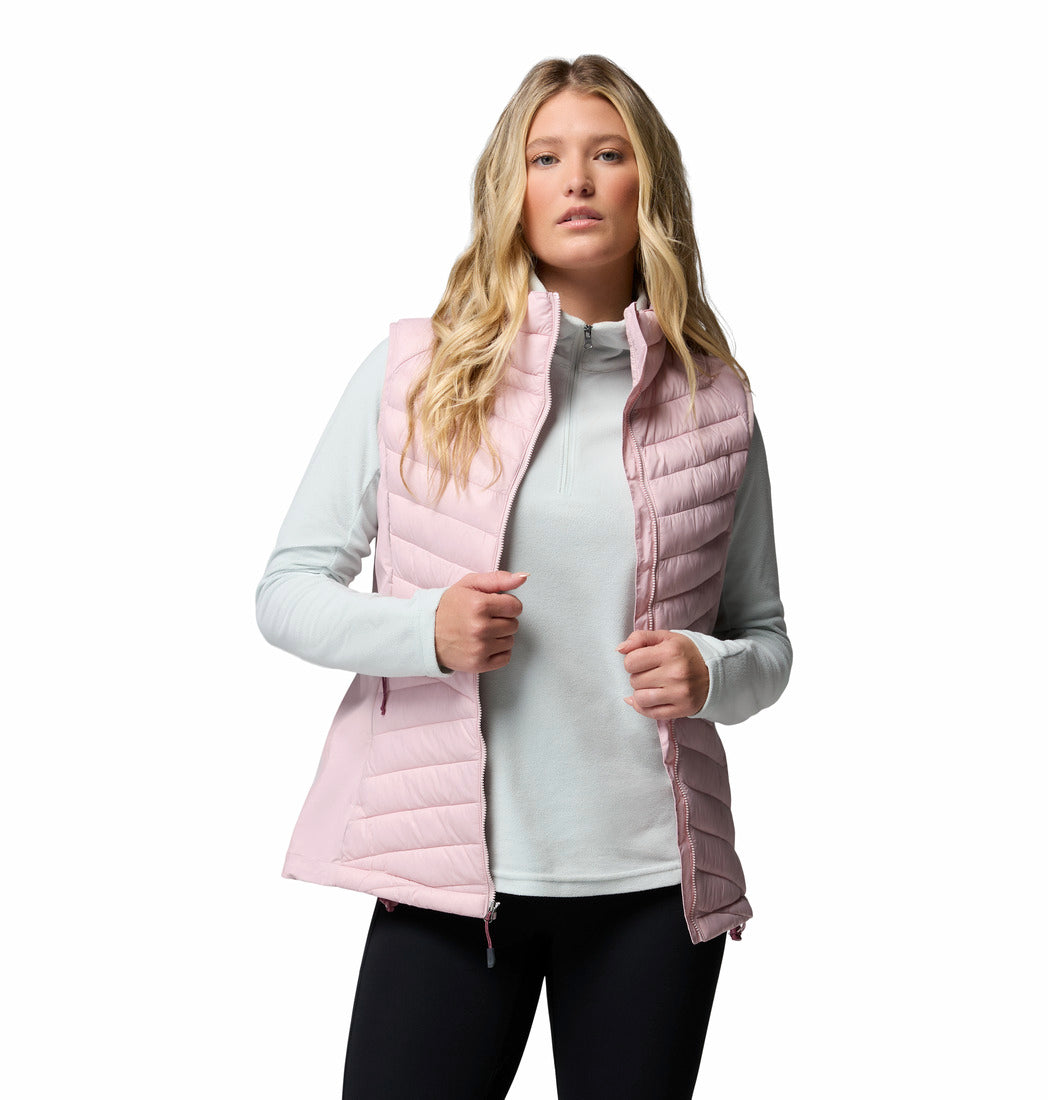 Columbia Women Pink Omni-Shield Powder Pass III Hybrid Vest