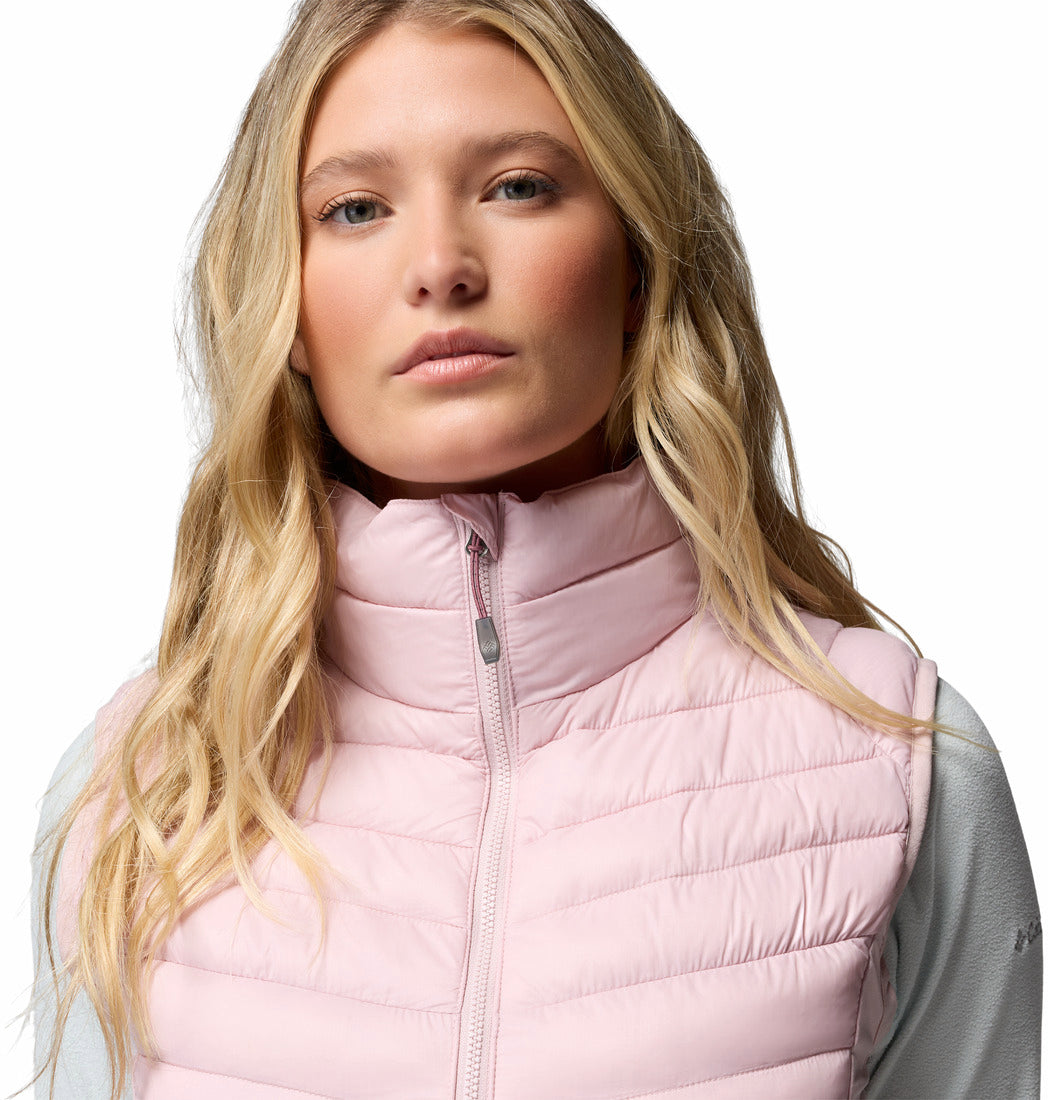 Columbia Women Pink Omni-Shield Powder Pass III Hybrid Vest
