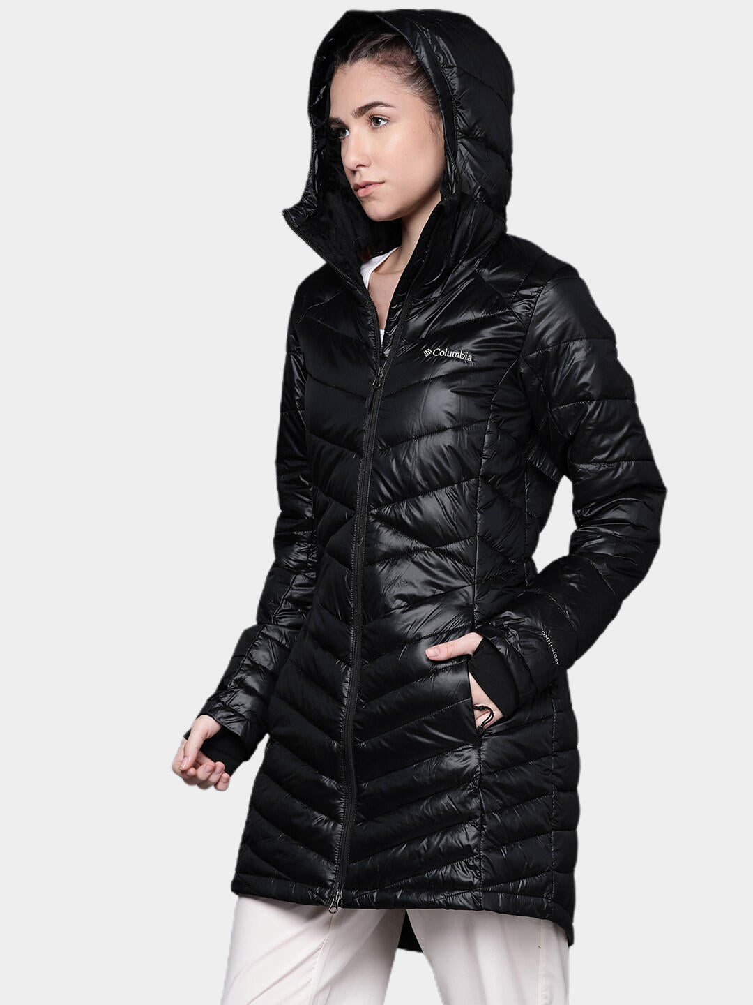 Columbia Women Black Joy Peak Mid Jacket