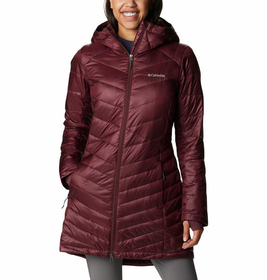 Columbia Women Maroon Joy Peak Mid Jacket
