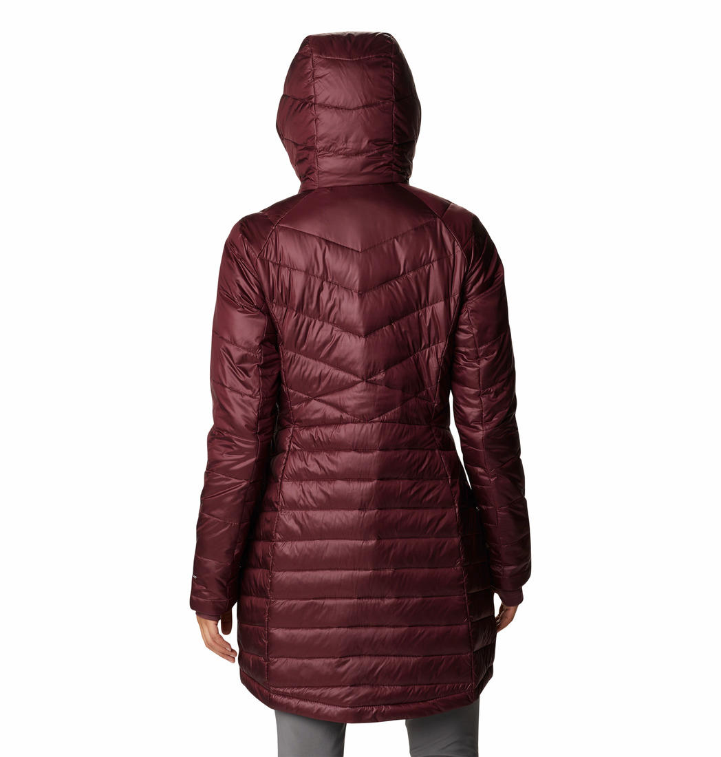 Columbia Women Maroon Joy Peak Mid Jacket