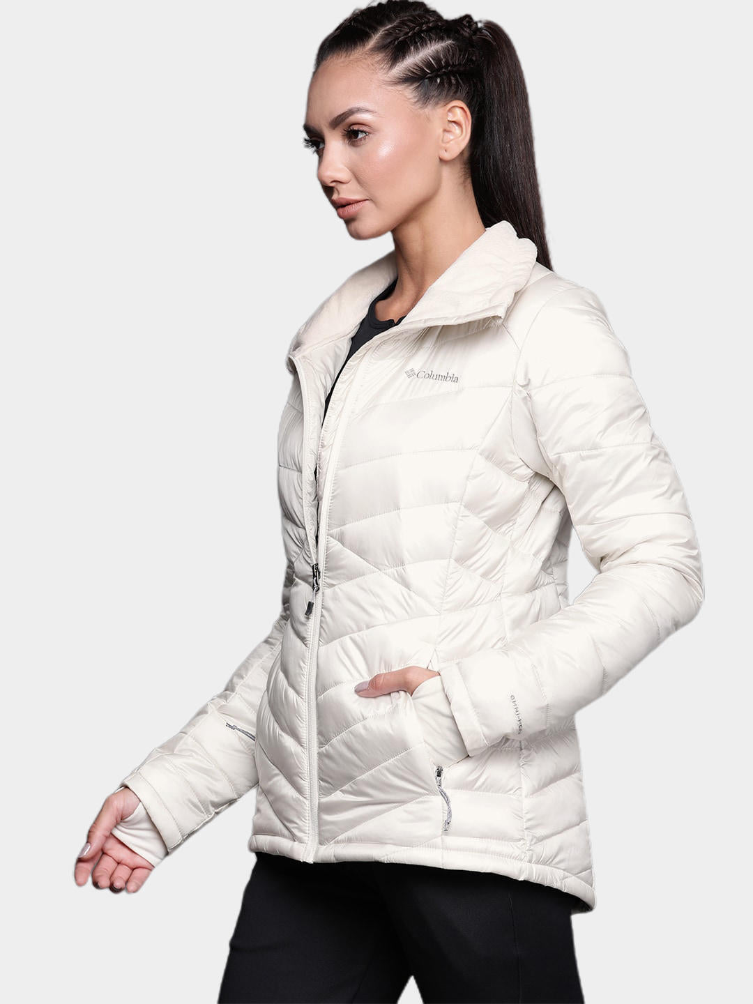 Columbia Women White Joy Peak Jacket