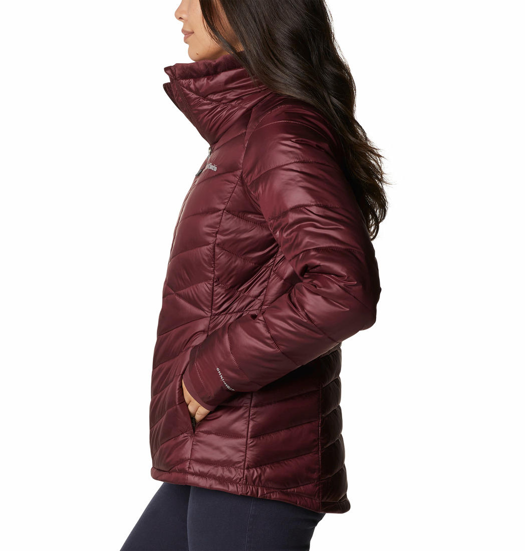 Columbia Women Maroon Joy Peak Jacket