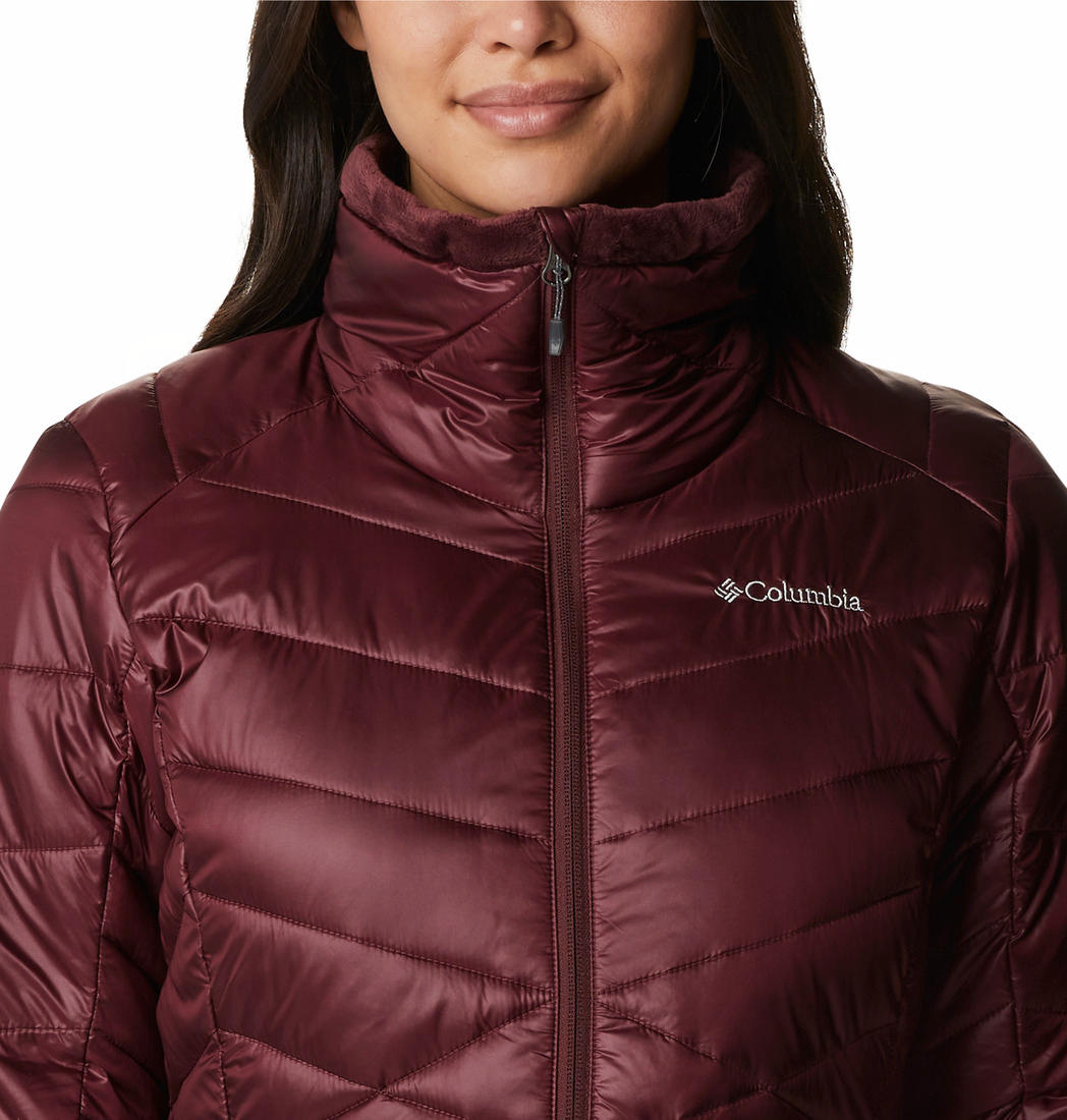 Columbia Women Maroon Joy Peak Jacket
