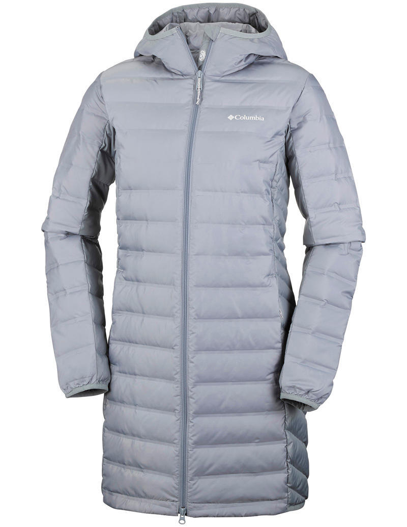 Columbia Women Grey Lake 22 Long Hooded Jacket