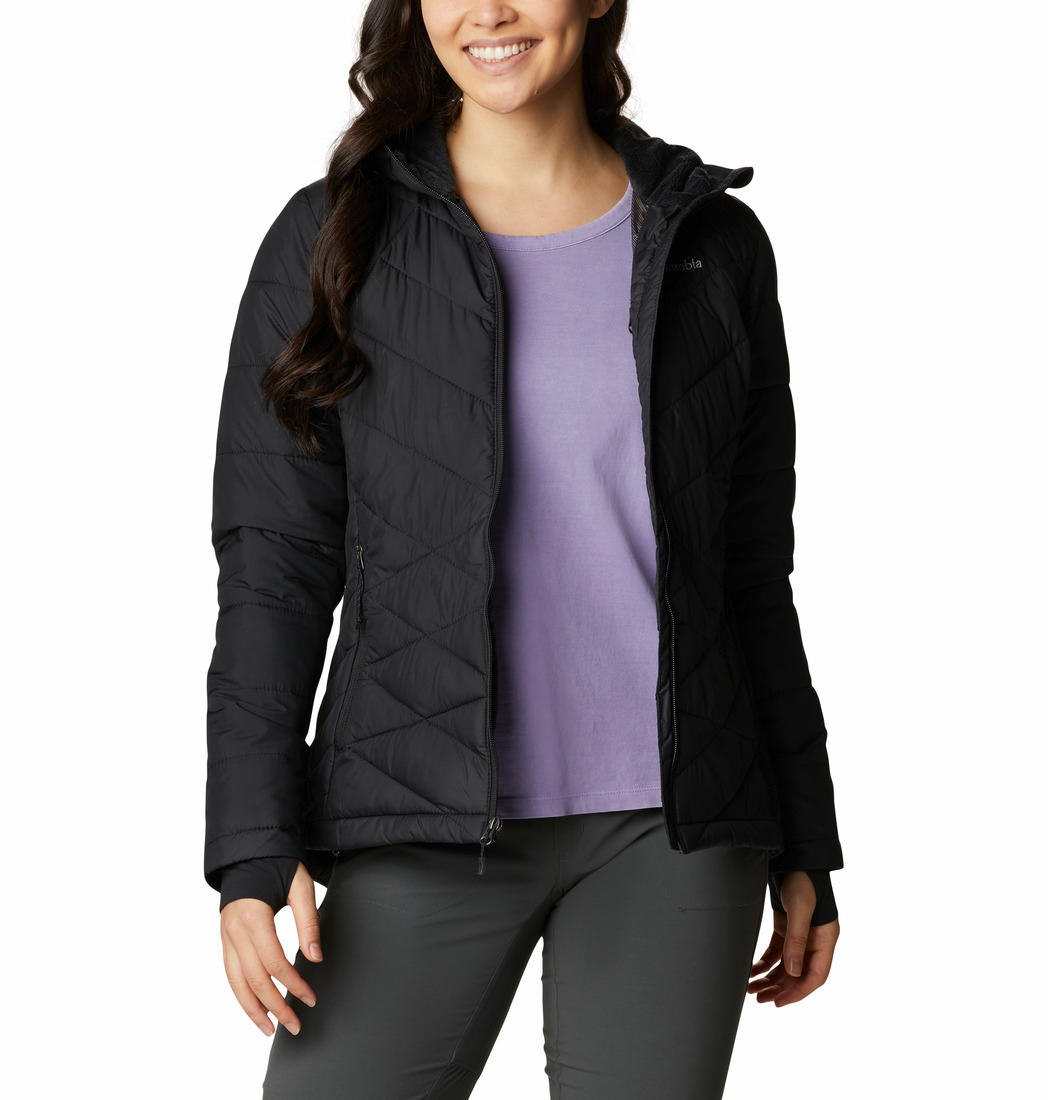 Columbia Women Black Columbia Women Heavenly Hooded Jacket