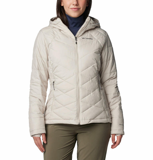 Columbia Womens Off White Heavenly Hooded Jacket