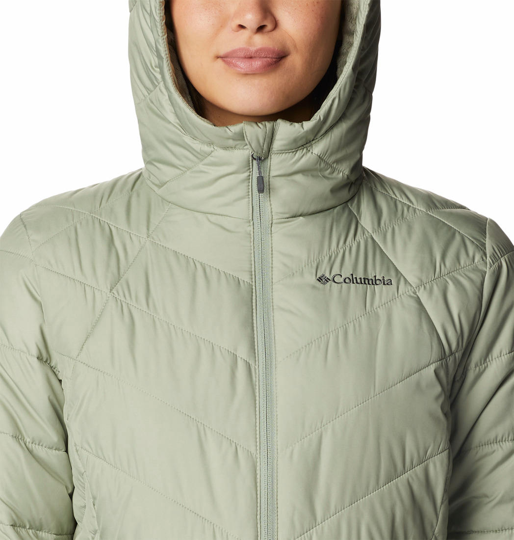 Columbia Women Green Heavenly Hooded Jacket