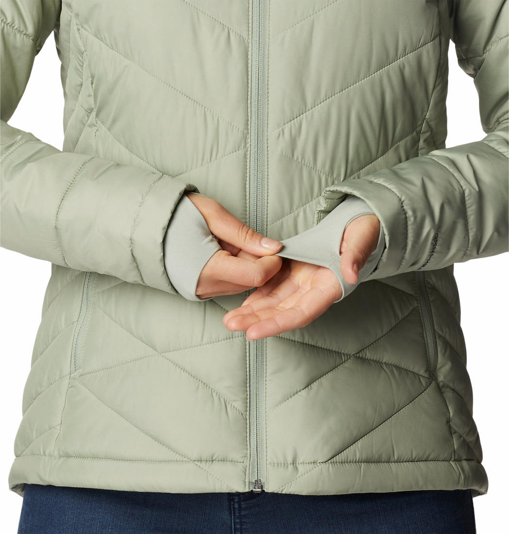 Columbia Women Green Heavenly Hooded Jacket