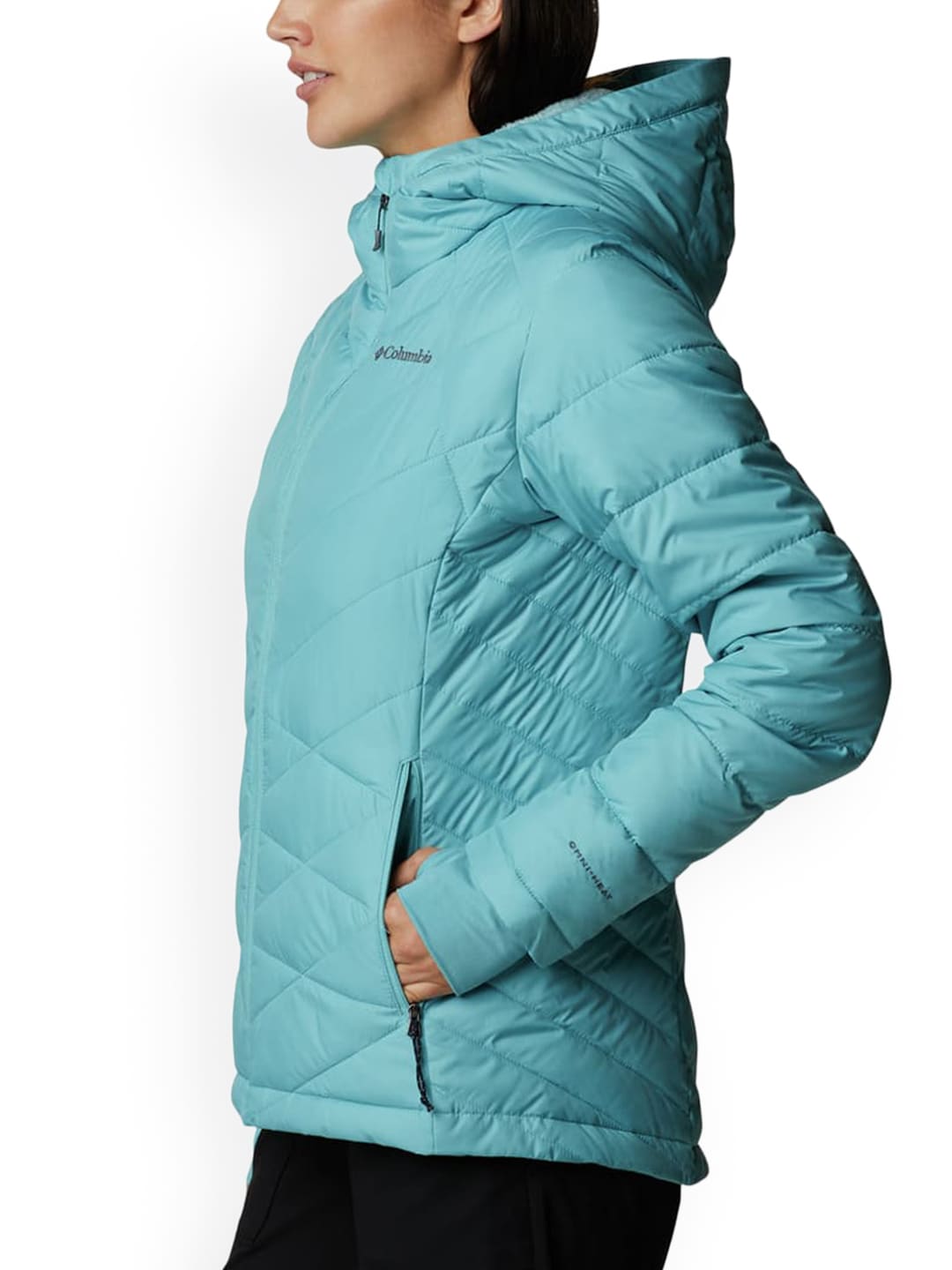 Columbia Women Blue Heavenly Hooded Jacket