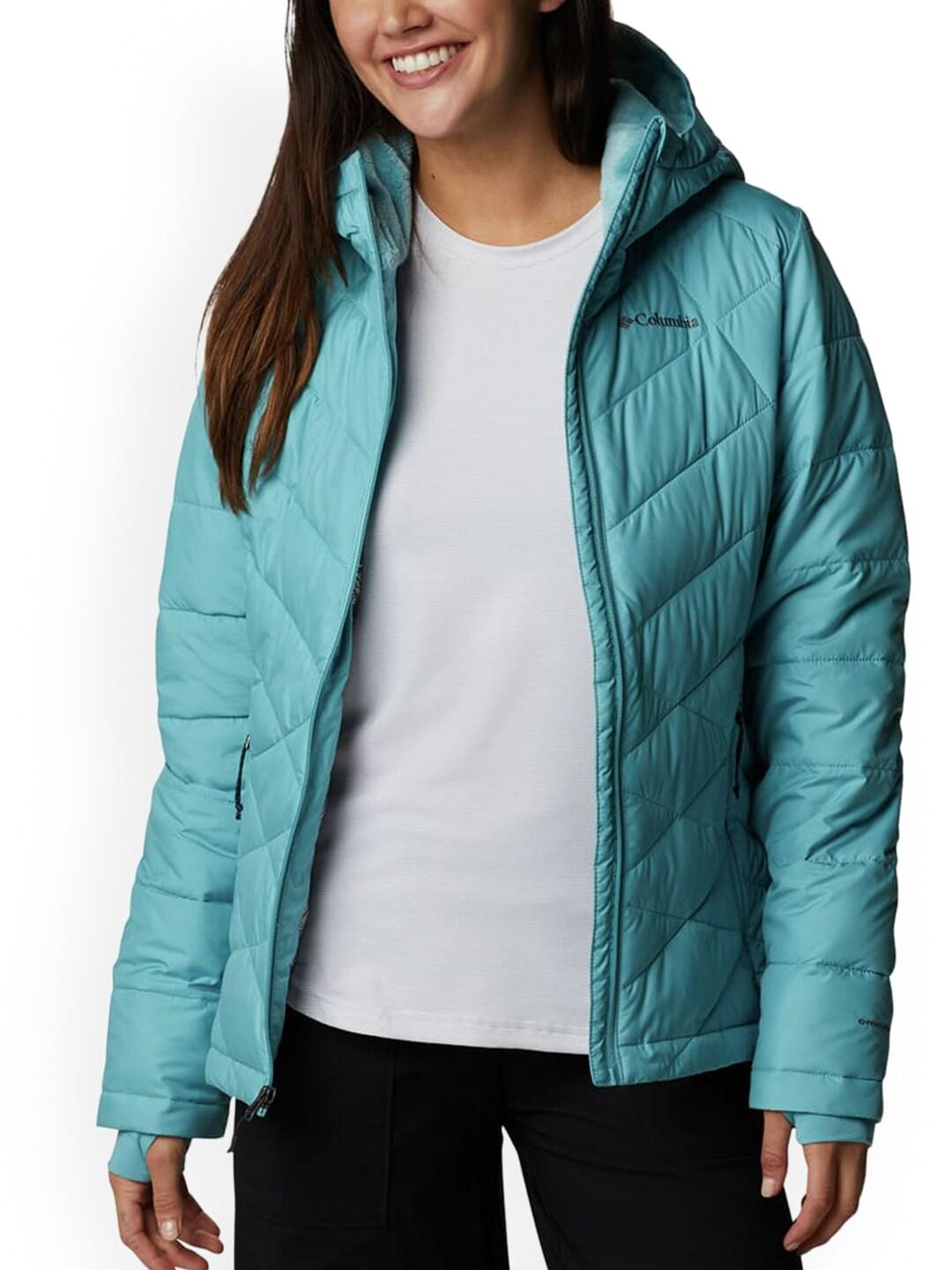 Columbia Women Blue Heavenly Hooded Jacket