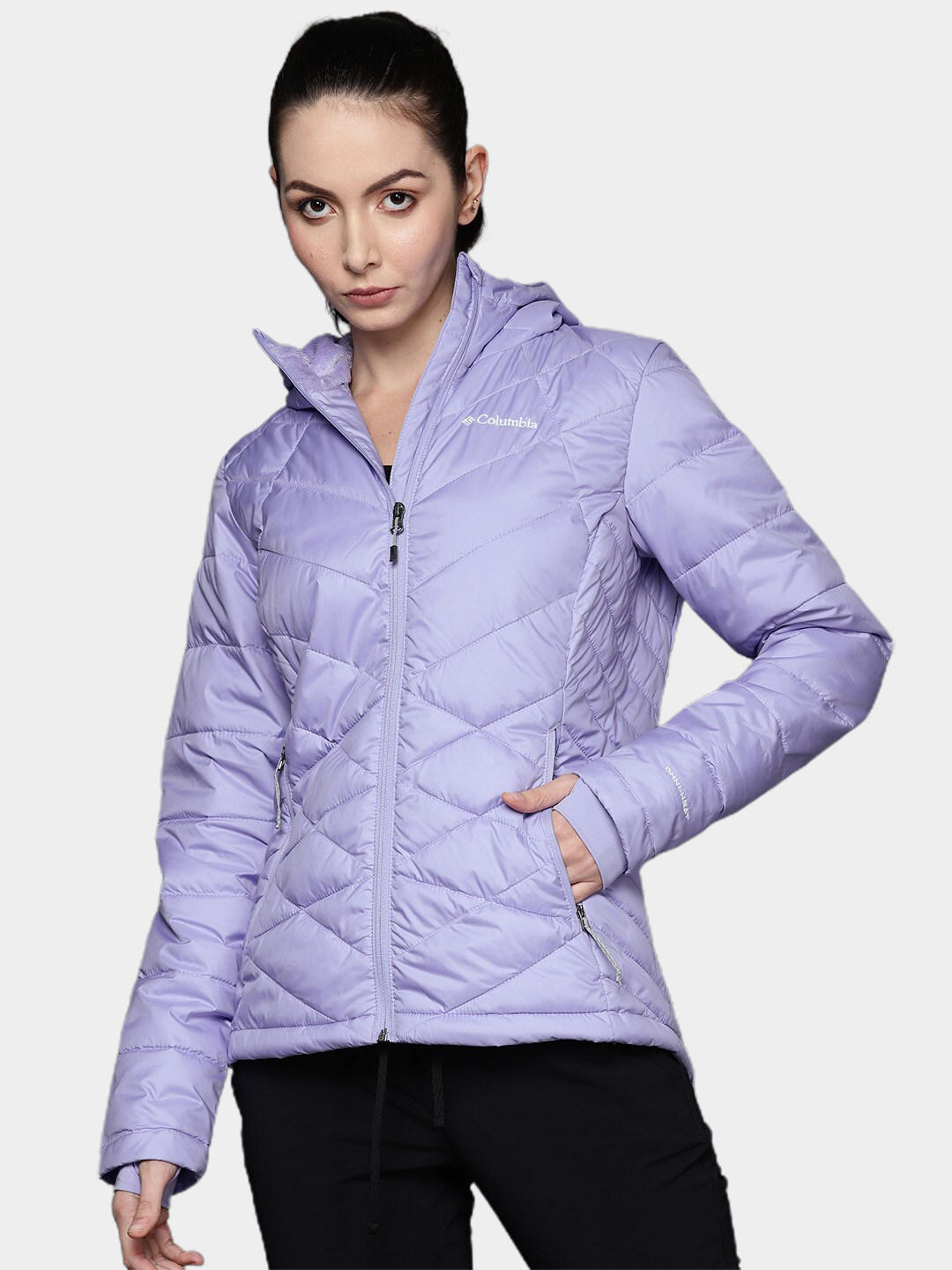 Columbia Women Purple Heavenly Hooded Jacket