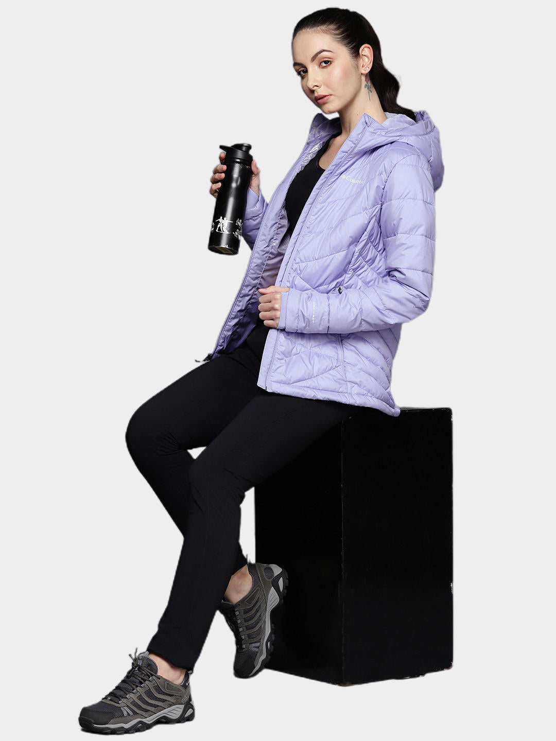 Columbia Women Purple Heavenly Hooded Jacket