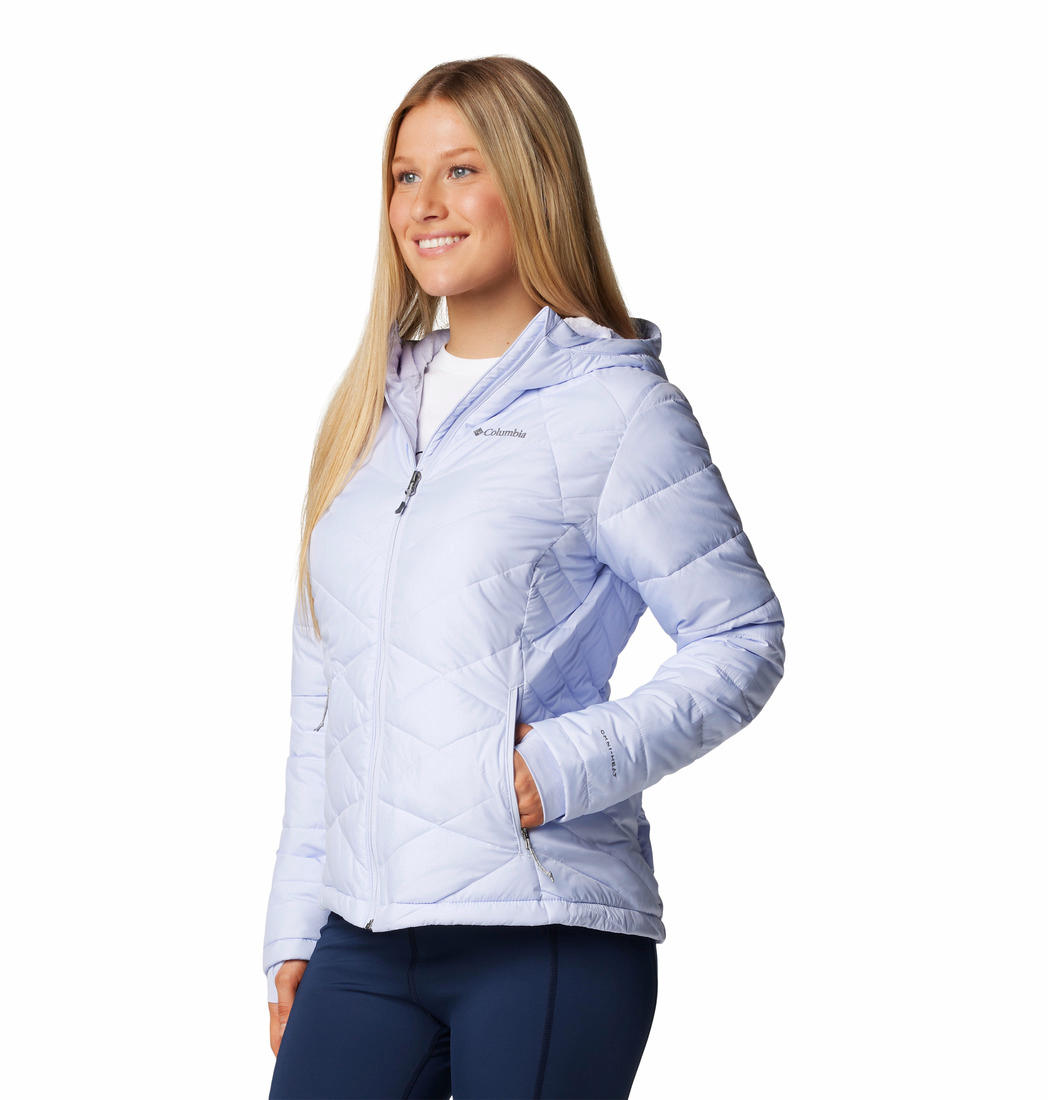 Columbia Womens Purple Heavenly Hooded Jacket