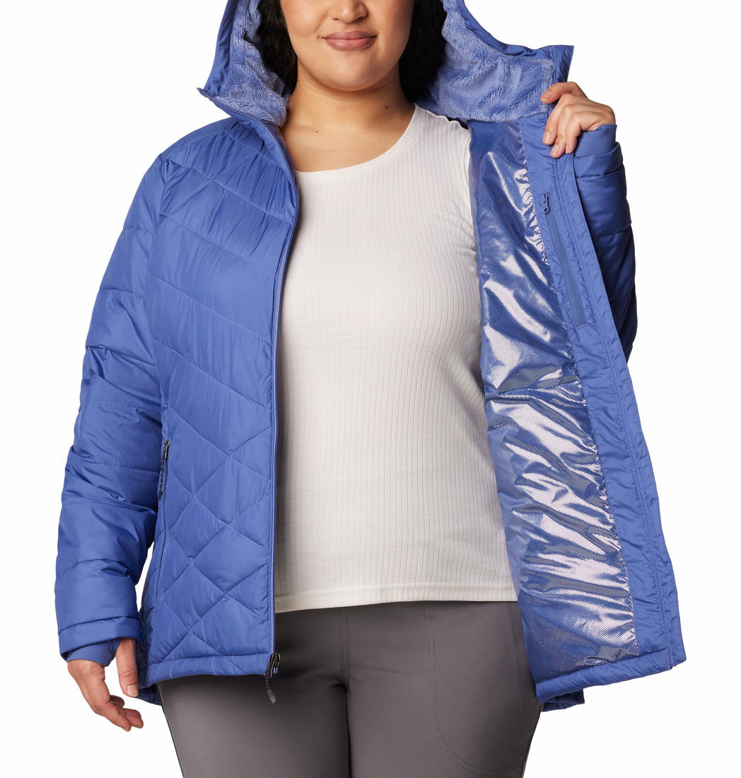 Columbia Women Blue Columbia Women Heavenly Hooded Jacket