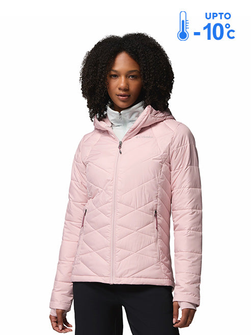 Columbia Women Red Omni-Heat Reflective Heavenly Down Jacket
