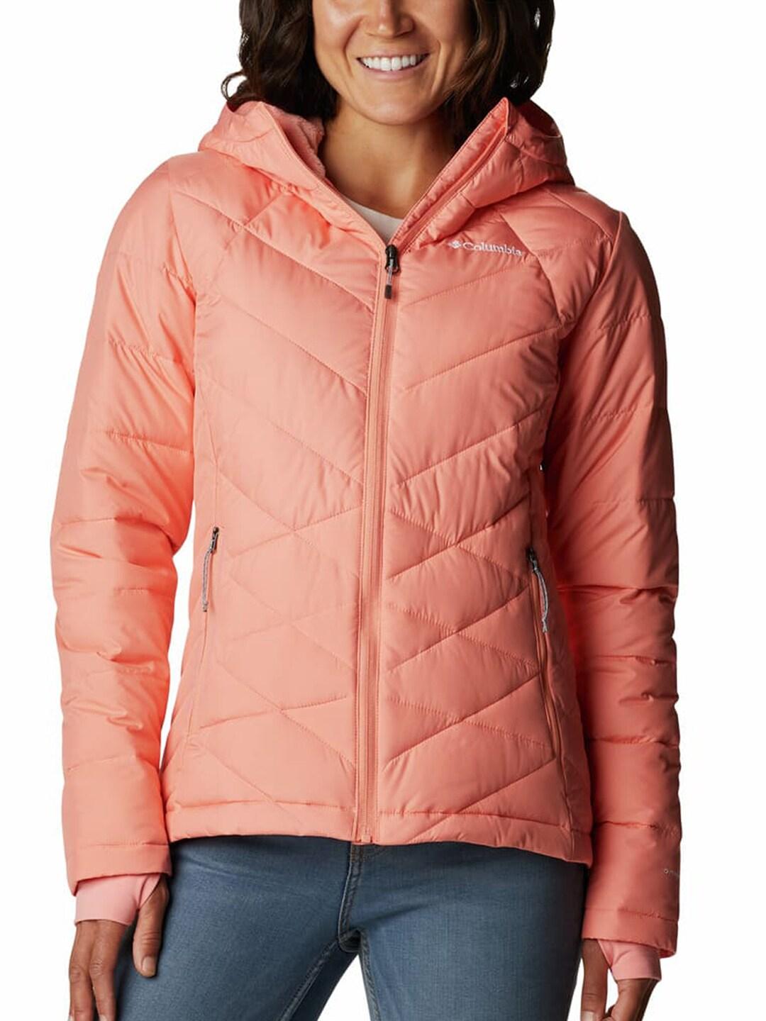 Columbia Women Peach Heavenly Hooded Jacket