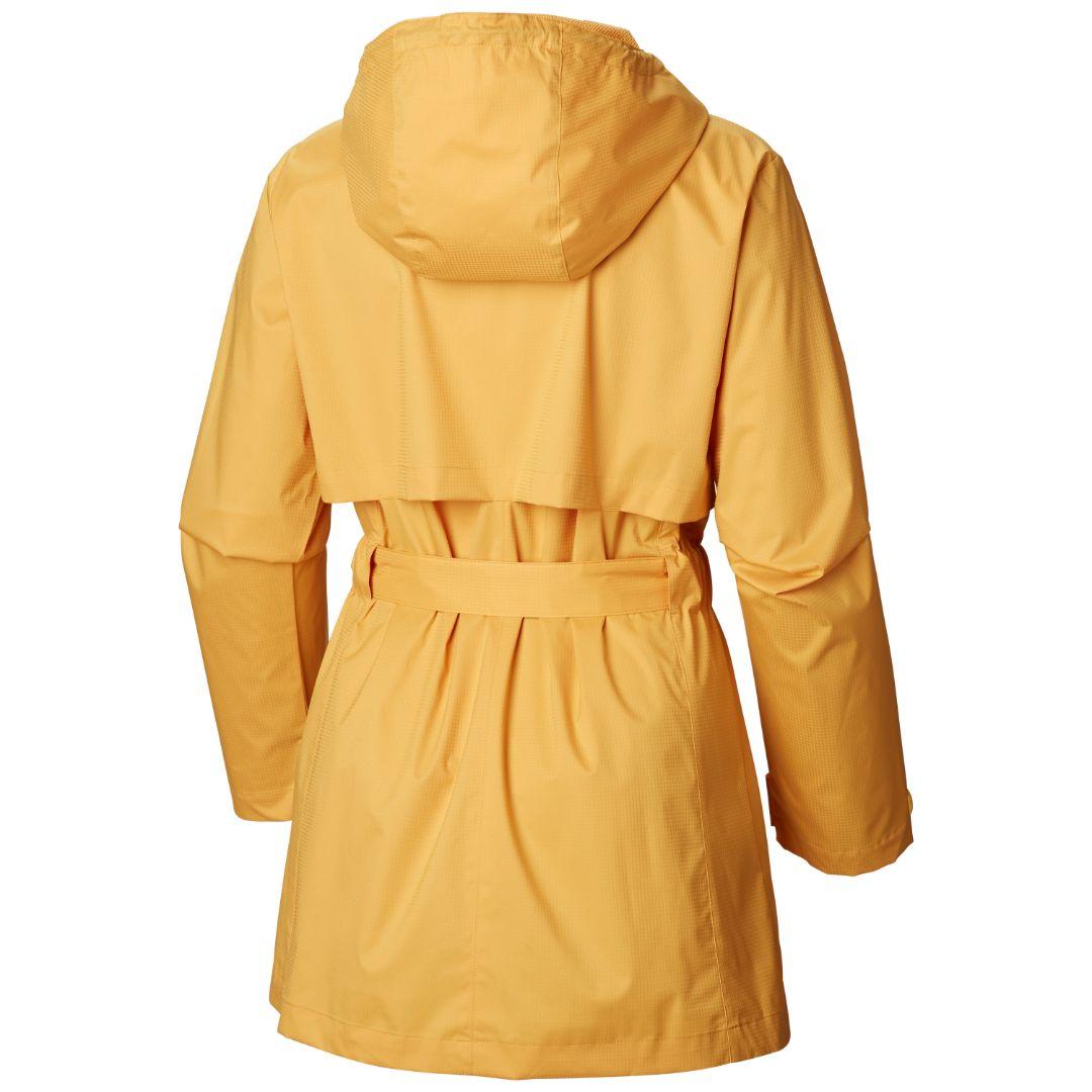 Columbia Women Yellow Omni-Shield Pardon My Trench Rain Waterproof Rain Jacket