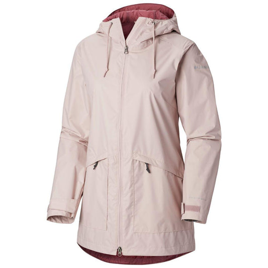 Columbia Women Pink Arcadia Casual Rain Jacket