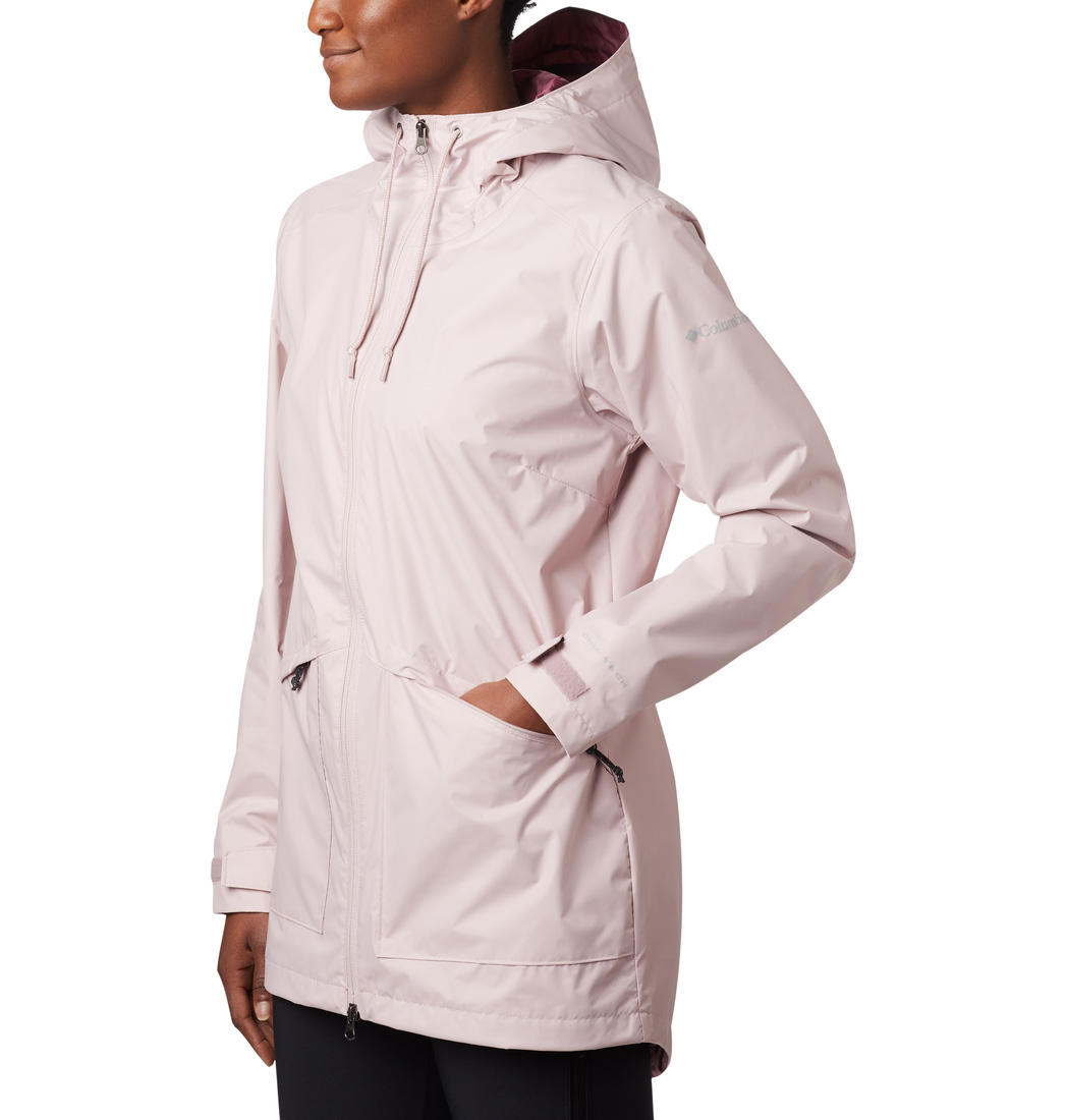 Columbia Women Red Omni-Tech Arcadia Waterproof Rain Jacket