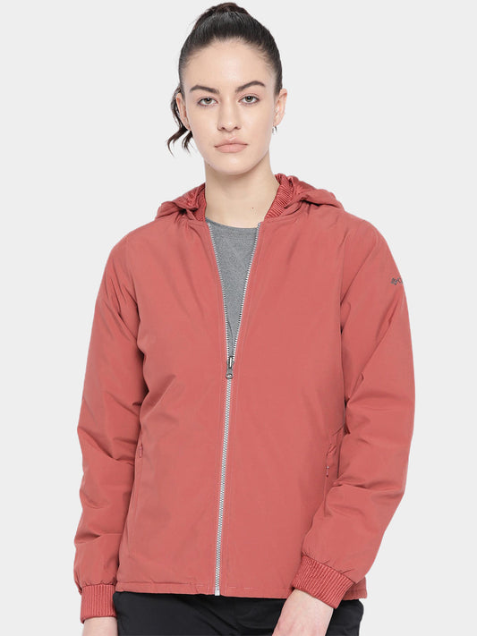 Columbia Women Red Hillsdale Spring Reversible Jacket