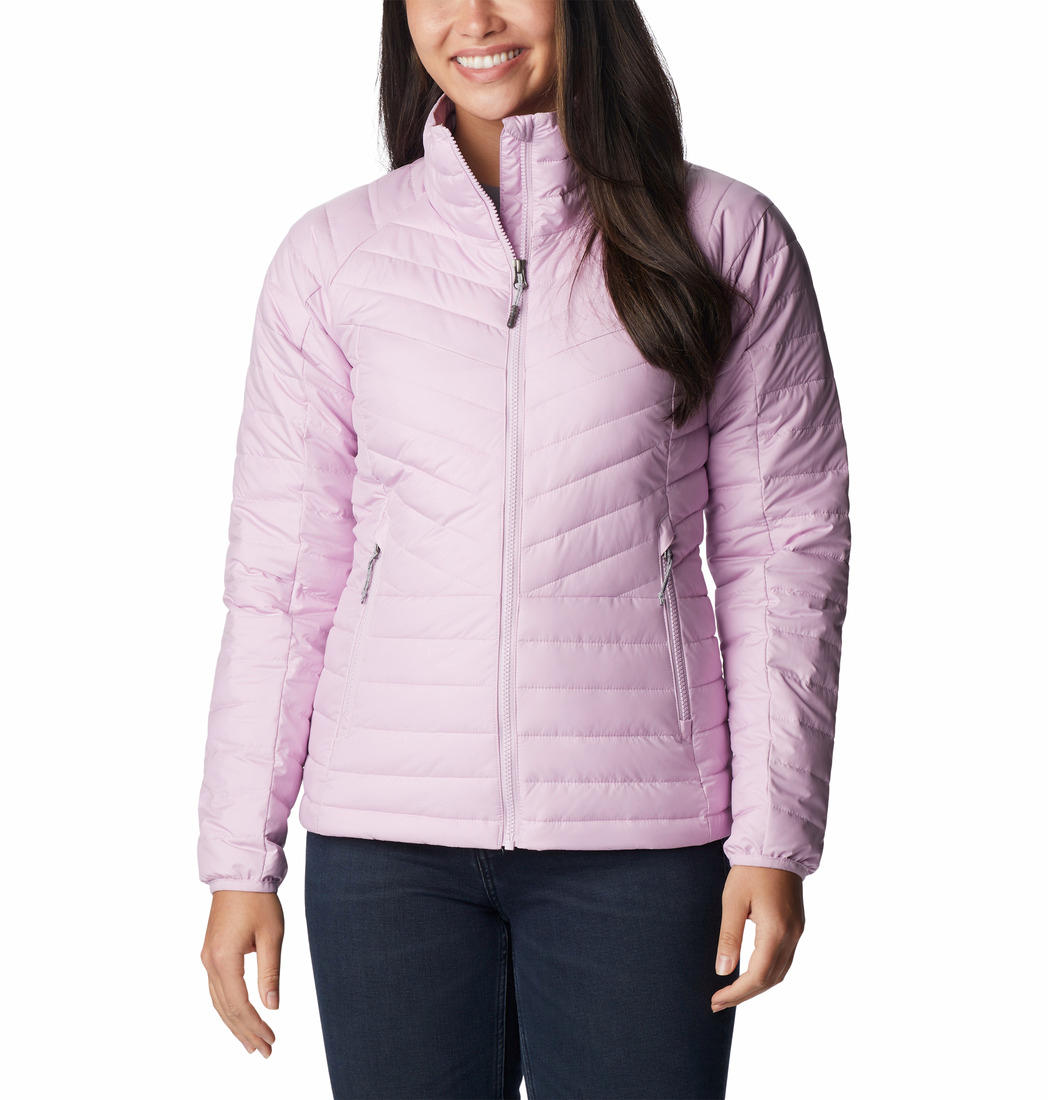 Columbia Women Purple Powder Lite II Full Zip Jacket