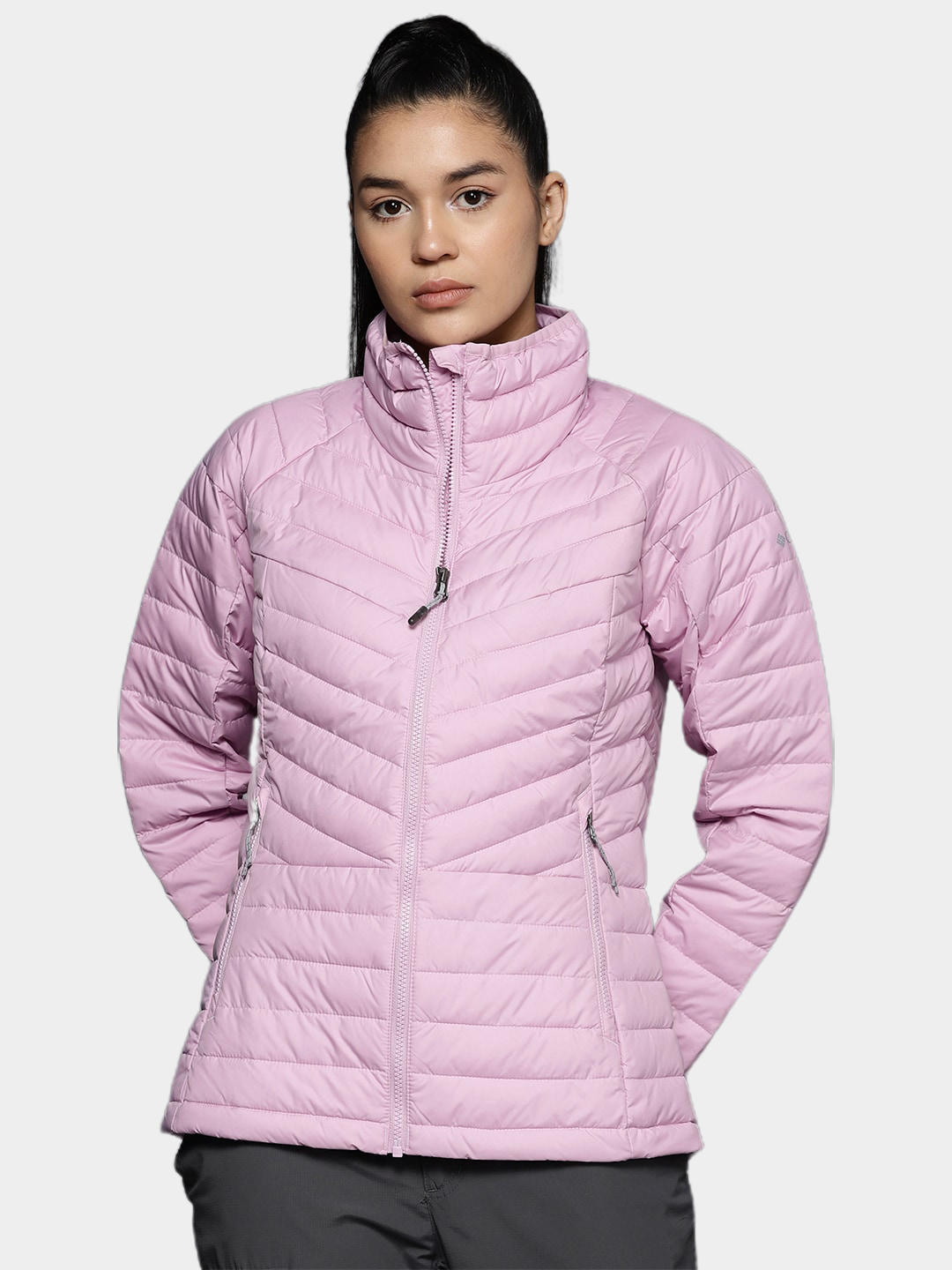 Columbia Women Purple Powder Lite II Full Zip Jacket