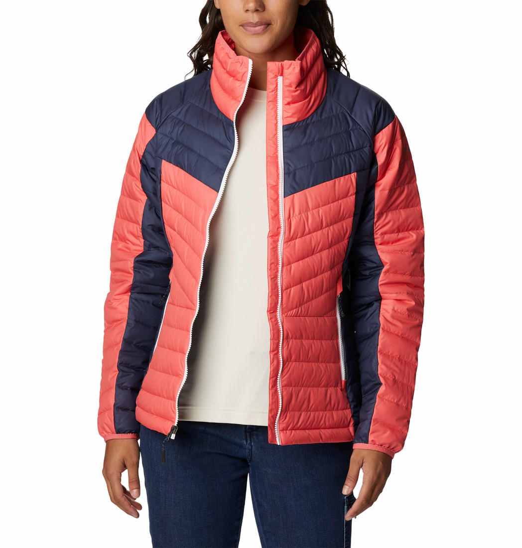 Columbia Women Pink Powder Lite II Full Zip Jacket