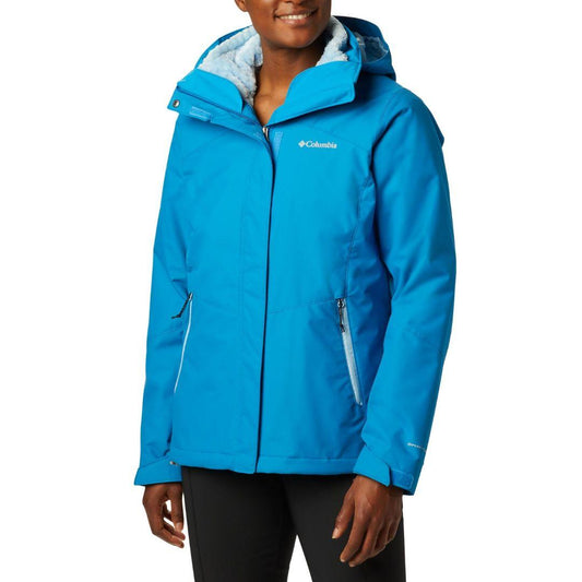 Columbia Women Blue Bugaboo II Fleece Interchange Jacket