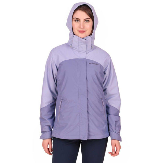 Columbia Women Purple Bugaboo II Fleece Interchange Jacket