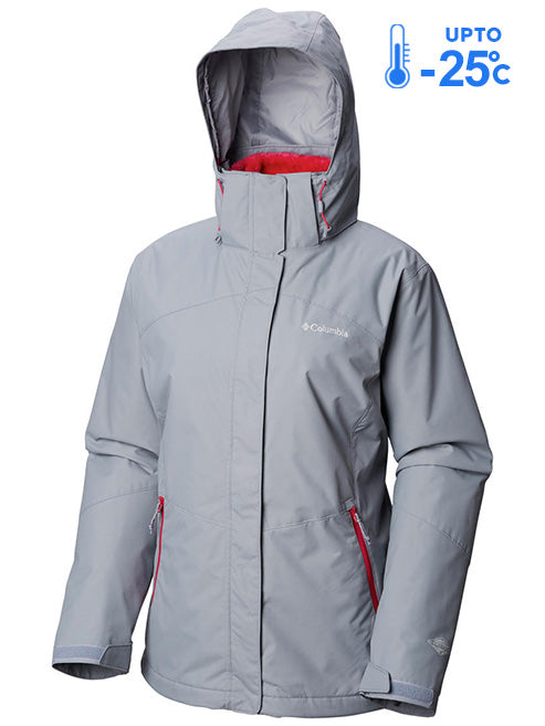 Columbia Women Blue Bugaboo II Insulated Interchange Jacket