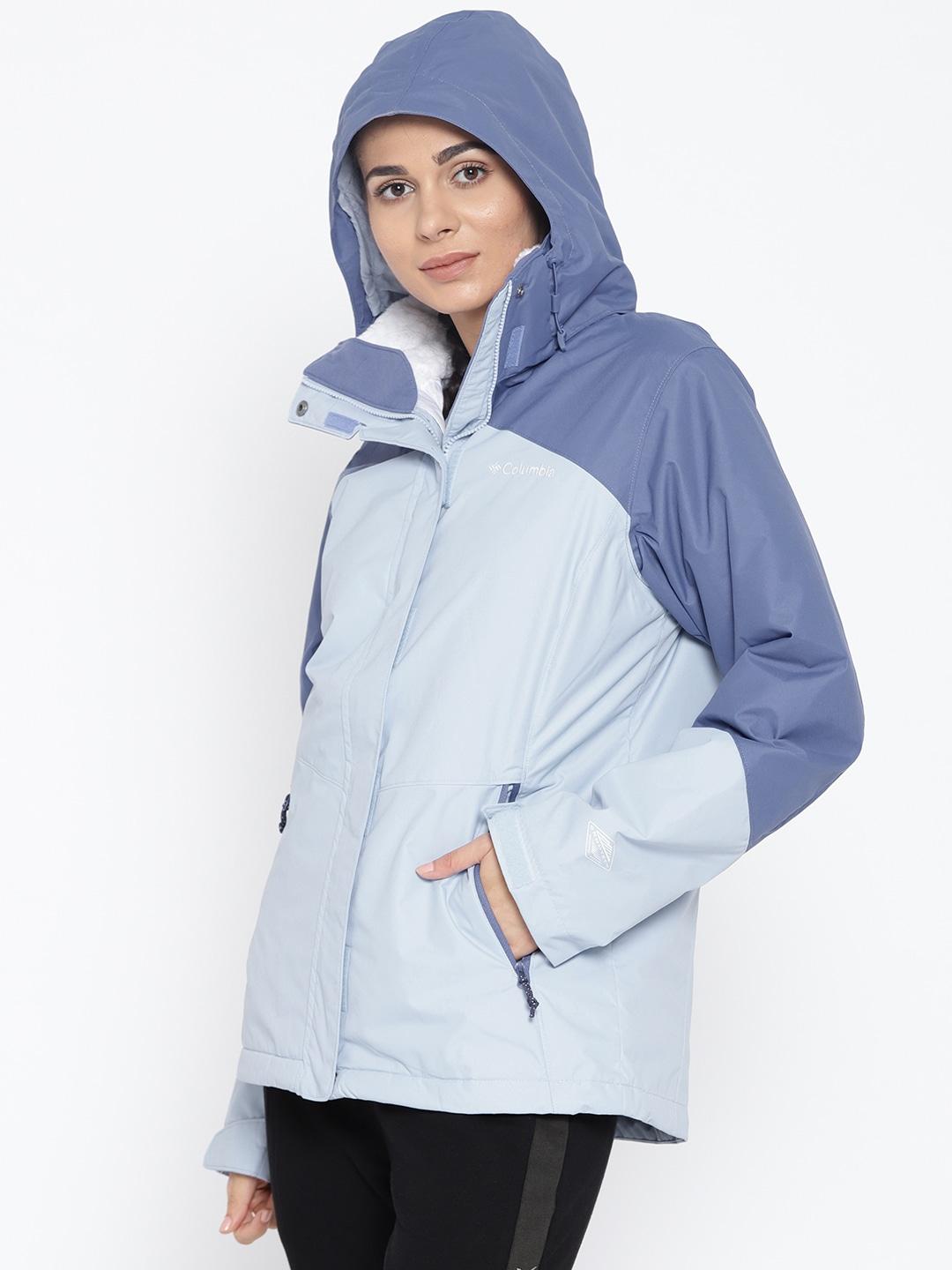 Columbia Women Blue Bugaboo II Insulated Interchange Jacket