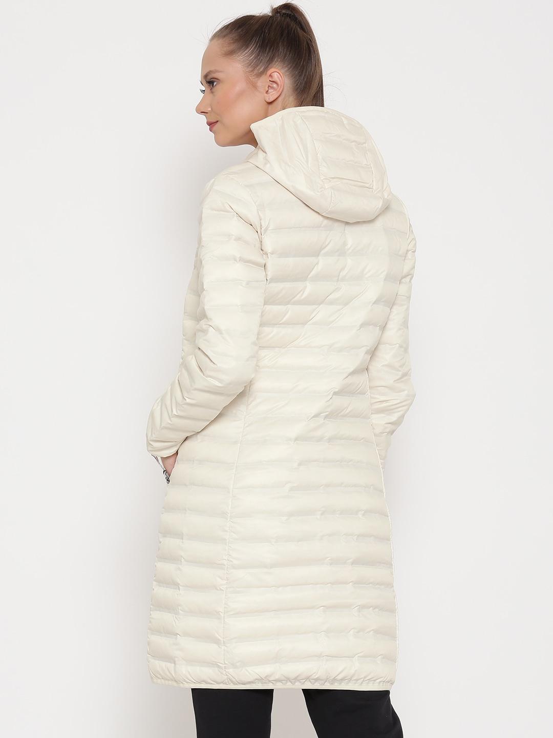 Columbia Women White RDS Certified Down Flash Forward Long Down Jacket