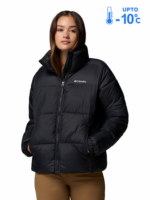 Columbia Women Black Omni-Shield Puffect II Down Jacket (Plus Size)