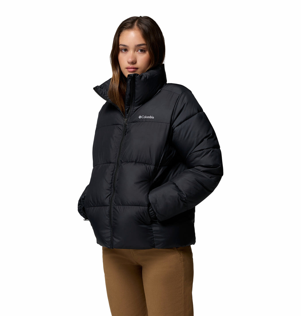 Columbia Women Black Omni-Shield Puffect II Down Jacket (Plus Size)