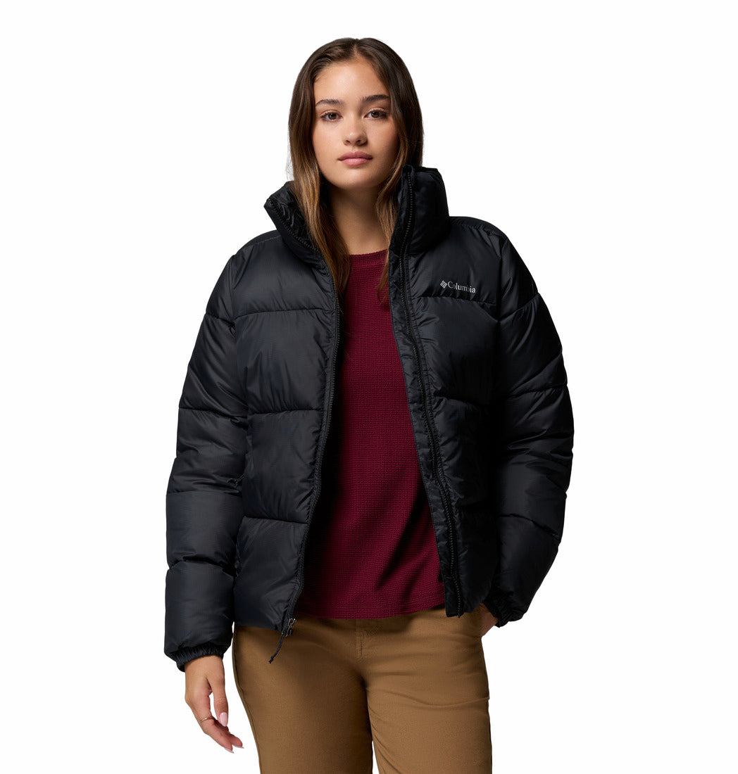 Columbia Women Black Omni-Shield Puffect II Down Jacket (Plus Size)