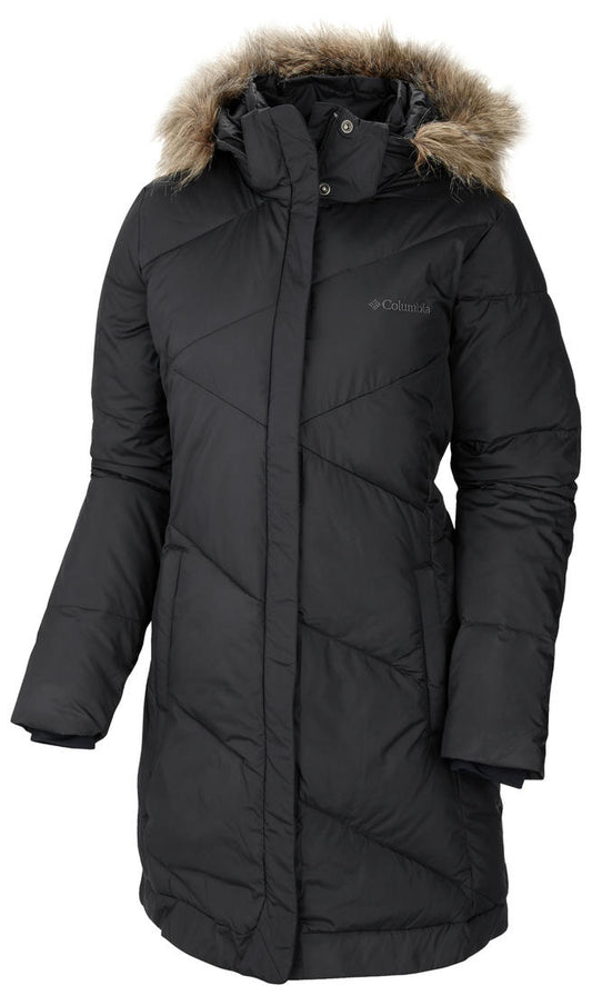 Columbia Women Black Snow Eclipse Mid Jacket