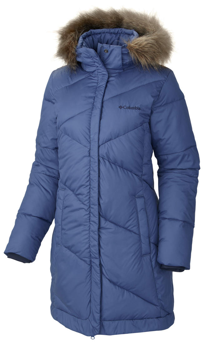 Columbia Women Blue Snow Eclipse Mid Jacket