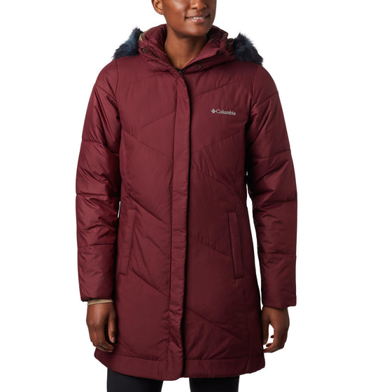 Columbia Women Red Snow Eclipse Mid Jacket