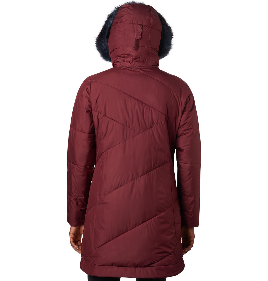 Columbia Women Red Snow Eclipse Mid Jacket