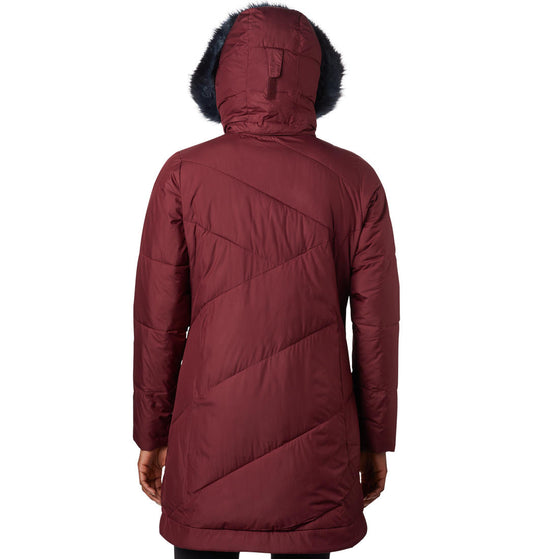 Columbia Women Red Snow Eclipse Mid Jacket